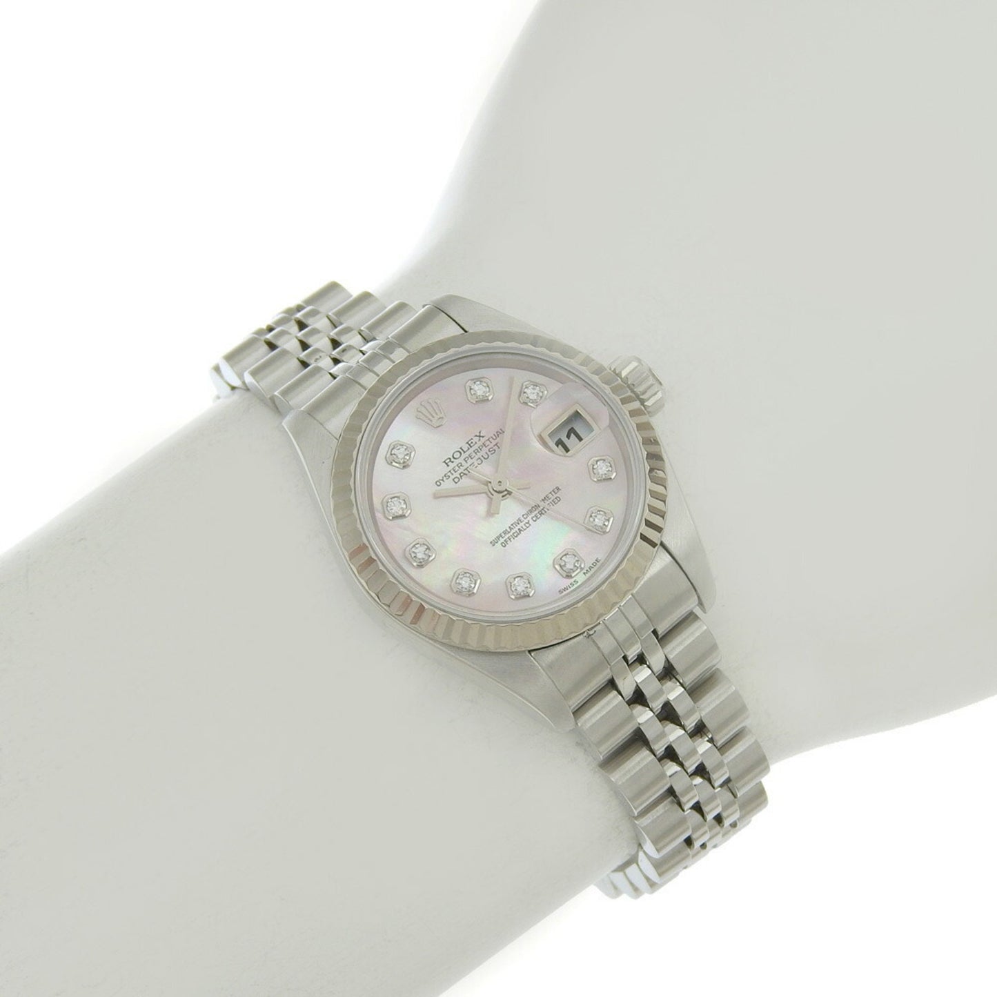 Rolex Pink Steel Lady Datejust 26mm