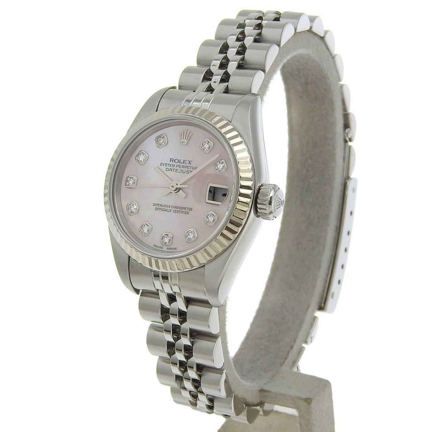 Rolex Pink Steel Lady Datejust 26mm
