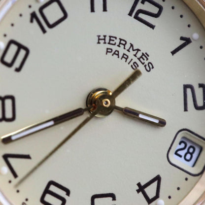 Hermès Brown Steel Clipper