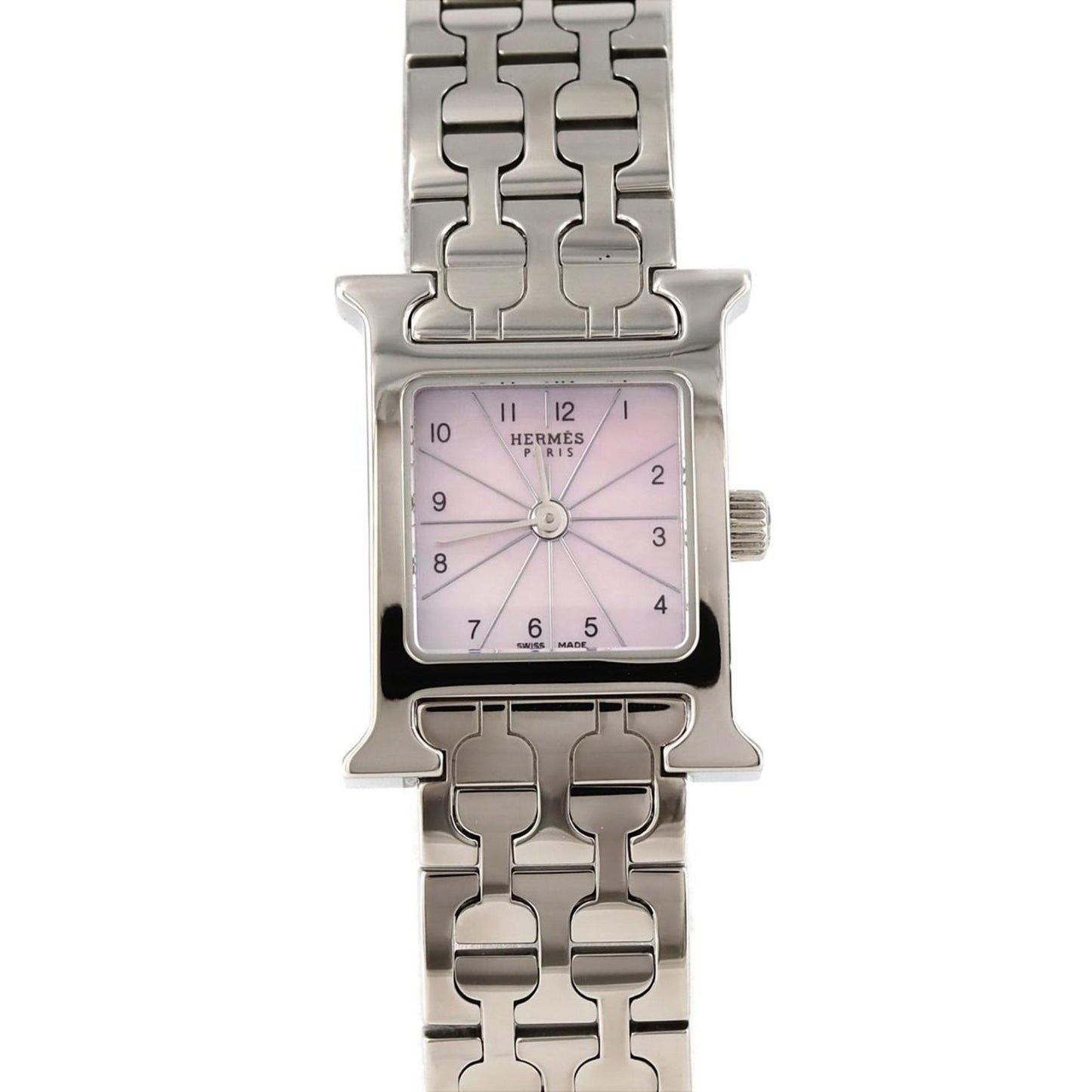 Hermès Pink Steel H