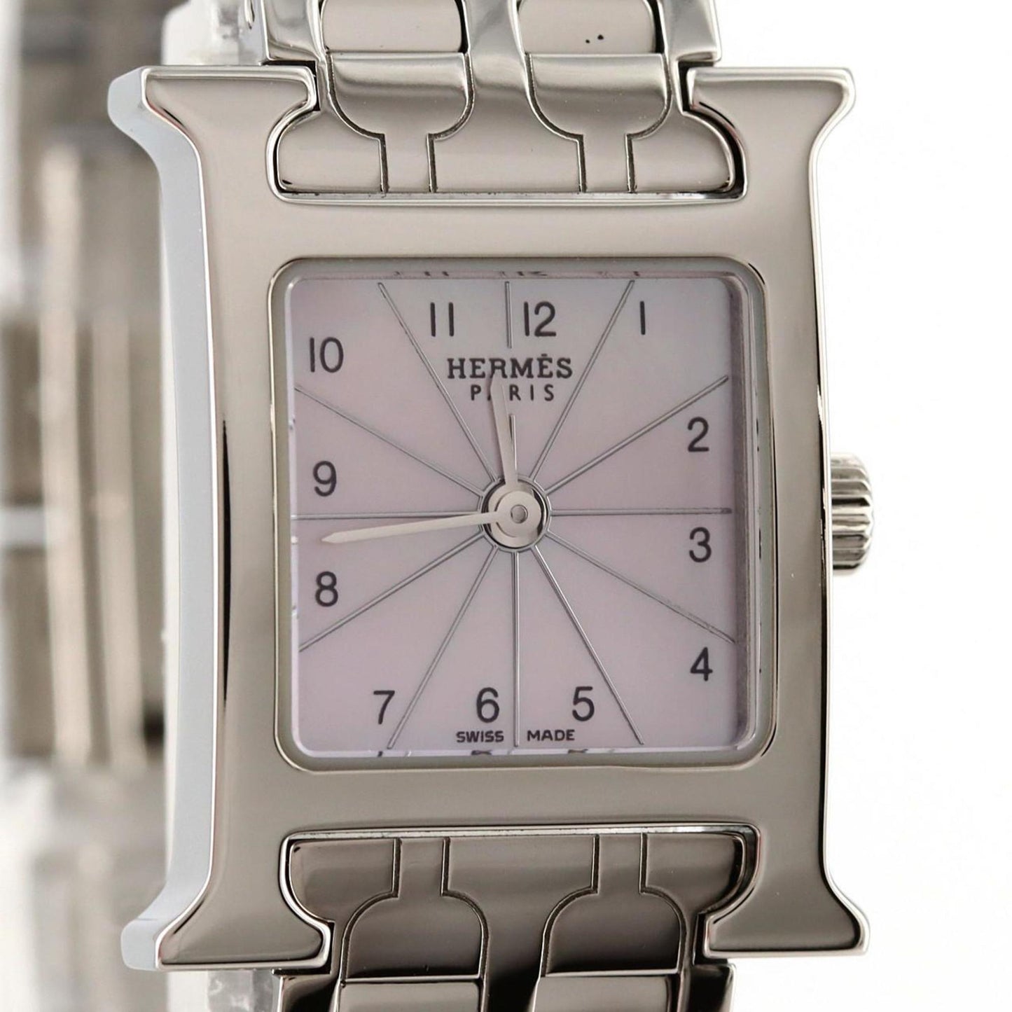 Hermès Pink Steel H