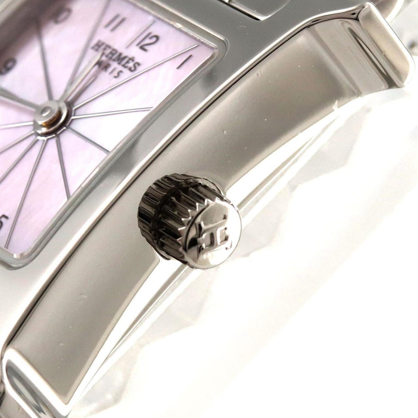 Hermès Pink Steel H