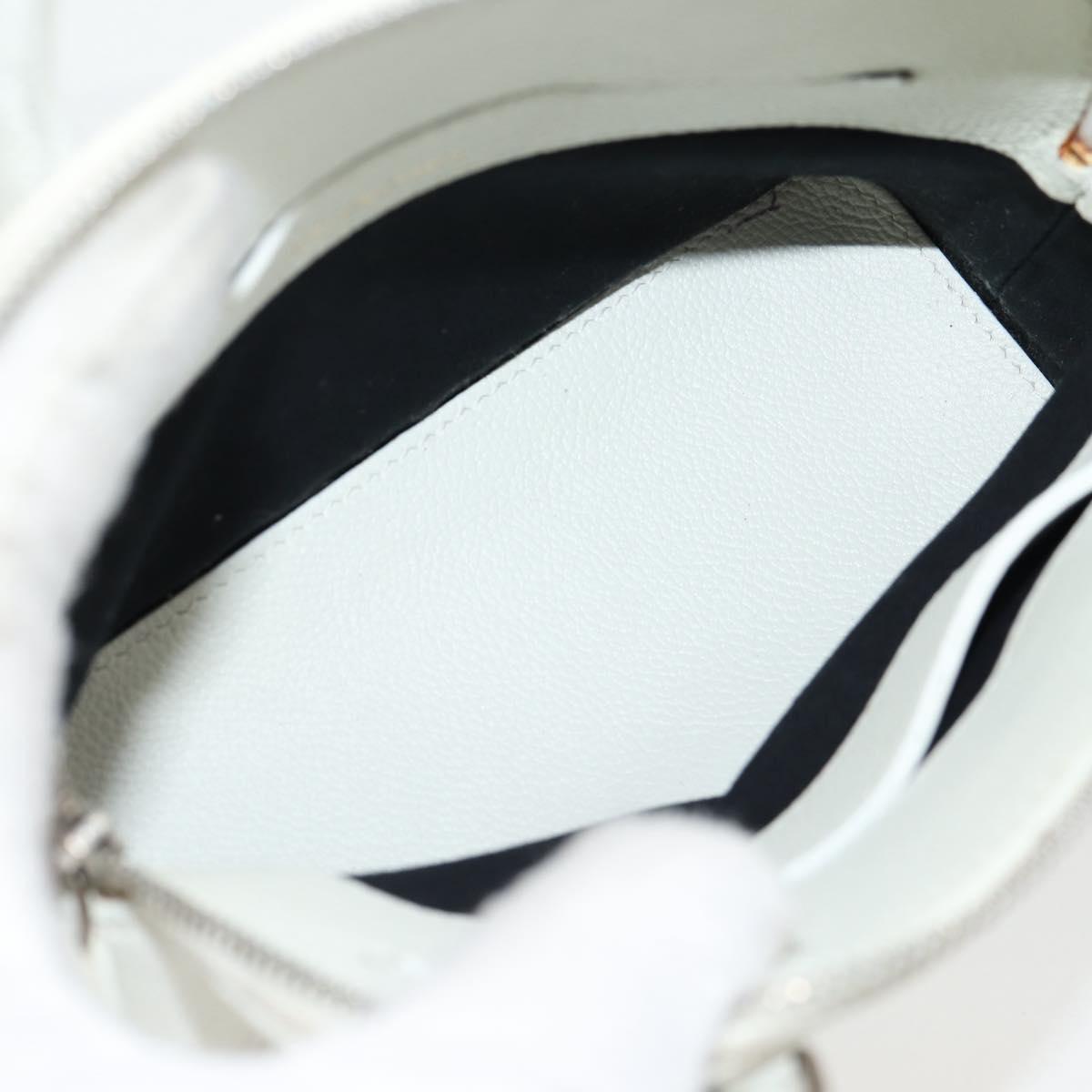 Balenciaga White Leather Ville Top Handle
