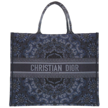 Dior Blue Canvas Book Tote