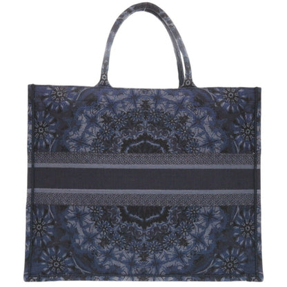 Dior Blue Canvas Book Tote
