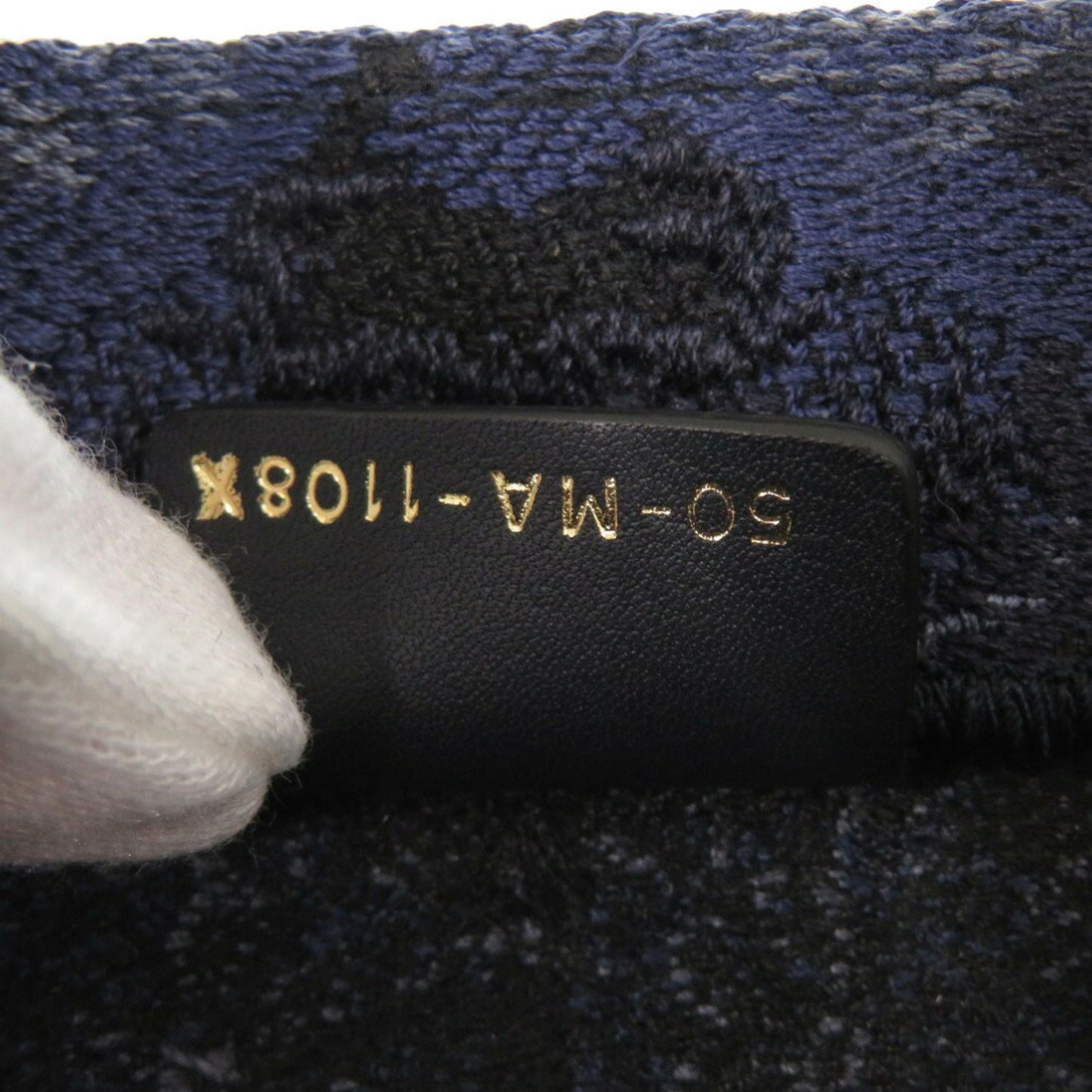 Dior Blue Canvas Book Tote