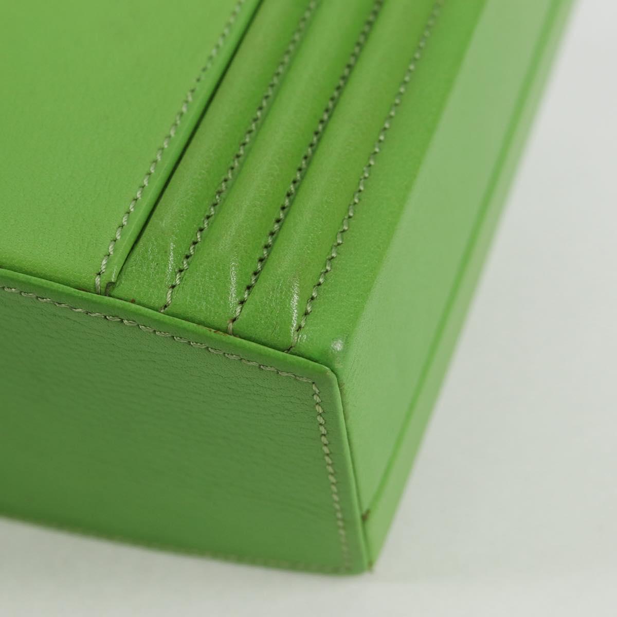 Hermès Green Leather Cadenas