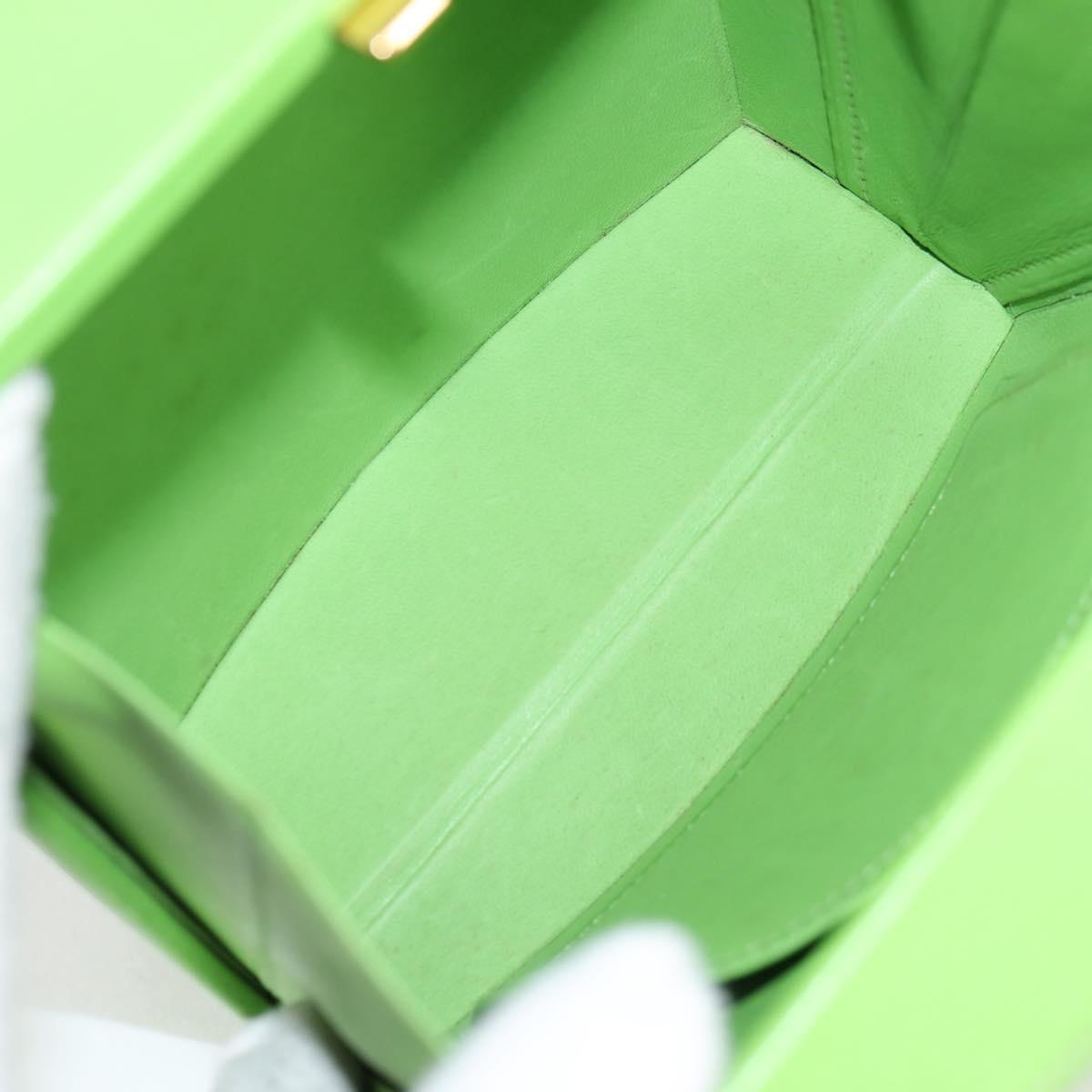 Hermès Green Leather Cadenas