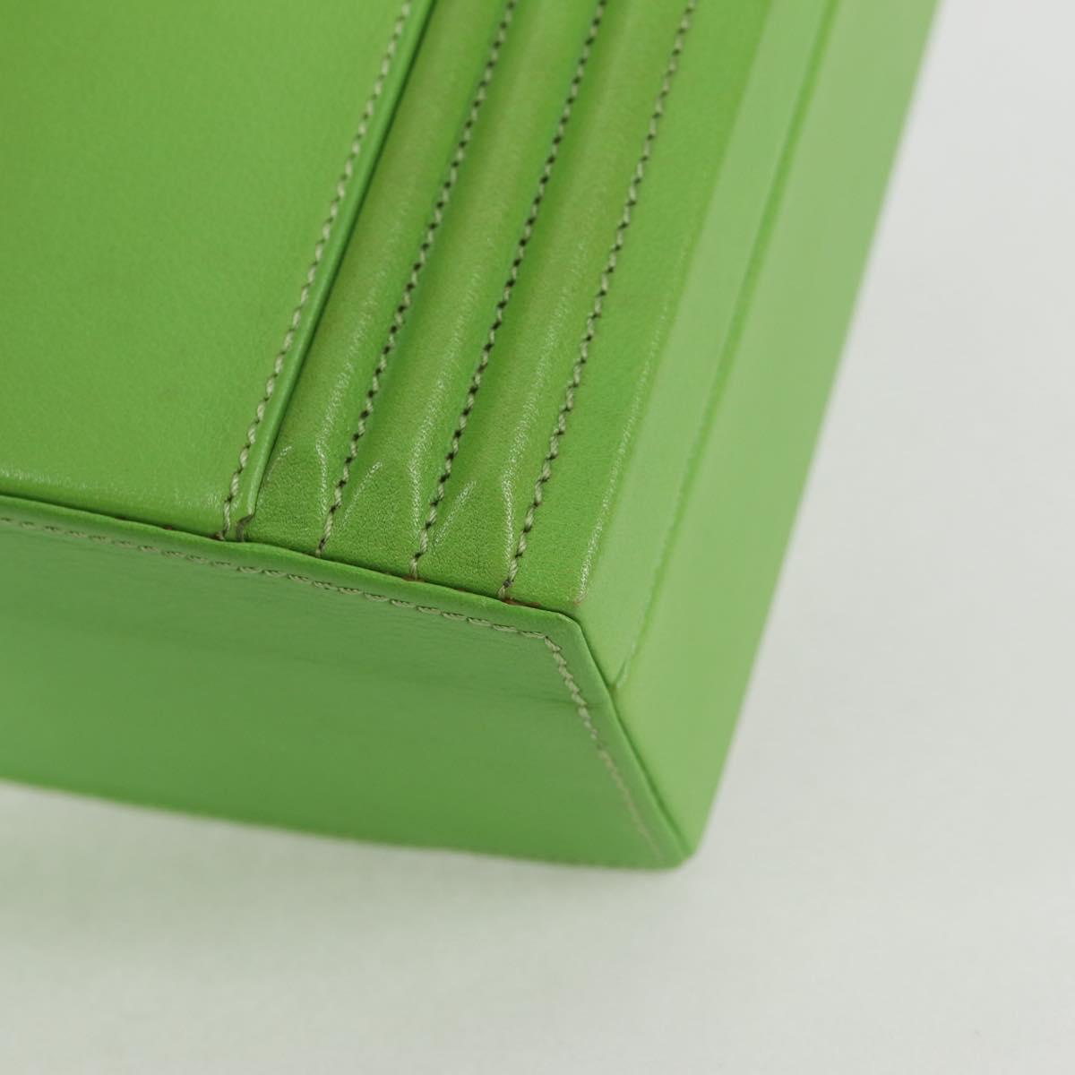 Hermès Green Leather Cadenas