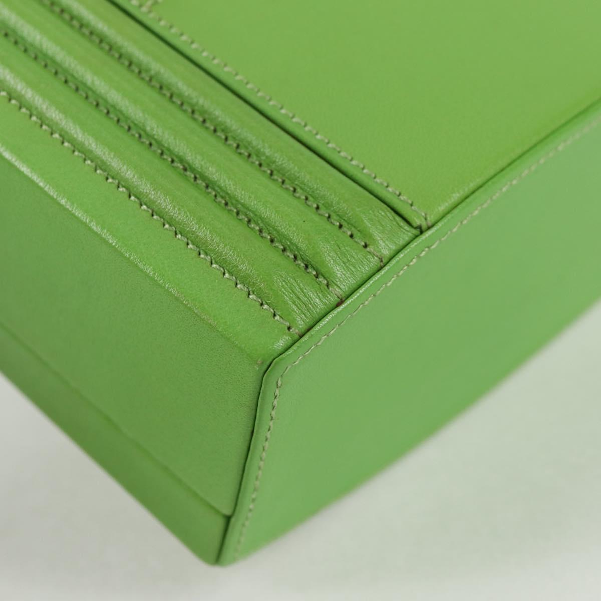 Hermès Green Leather Cadenas