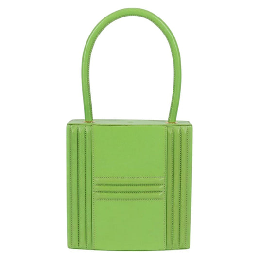 Hermès Green Leather Cadenas