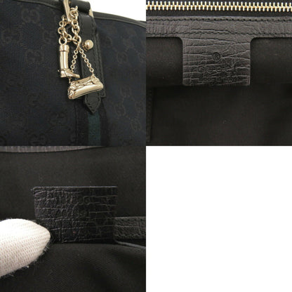Gucci Black Canvas Sherry