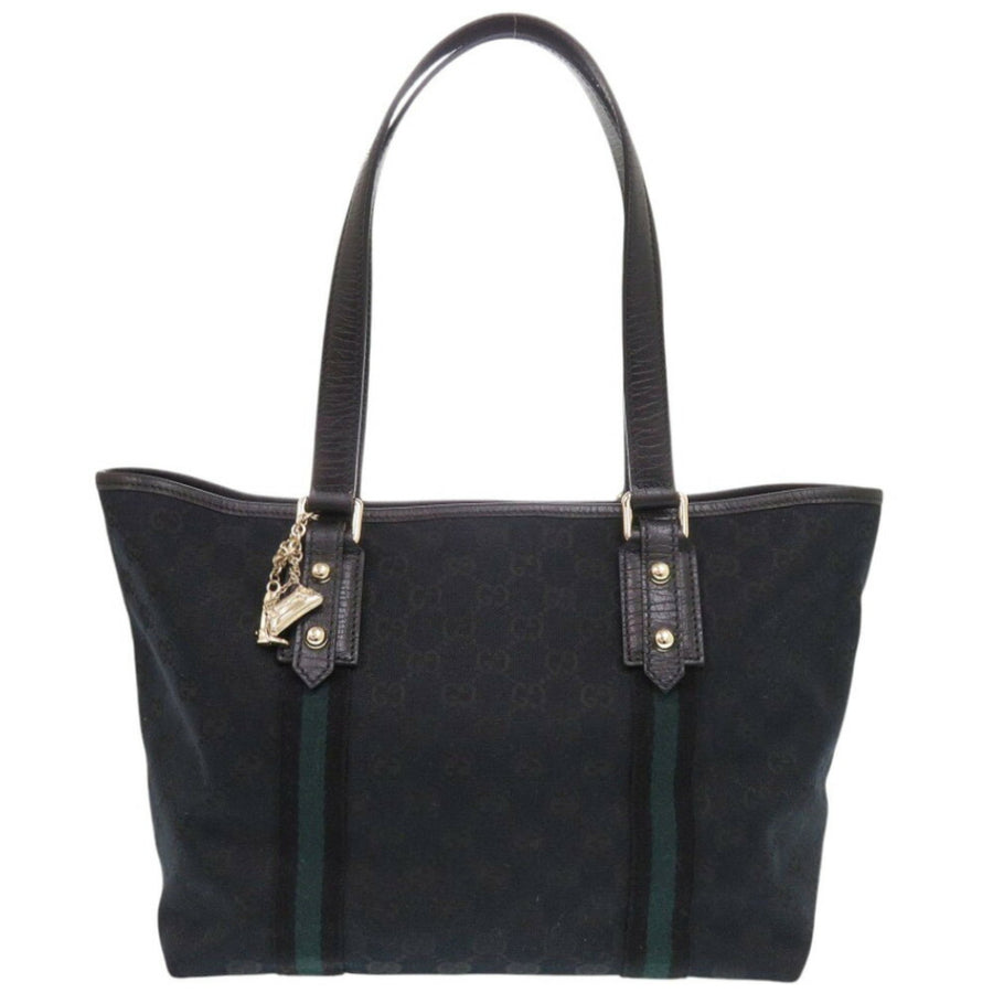 Gucci Black Canvas Sherry