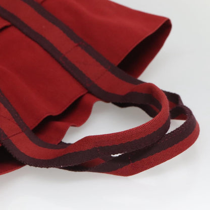 Hermès Red Canvas Fourre Tout
