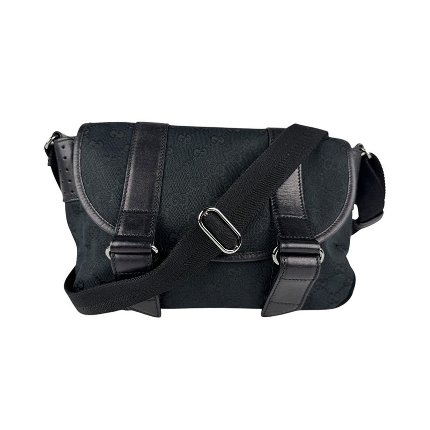 Gucci Black Canvas Gg Canvas