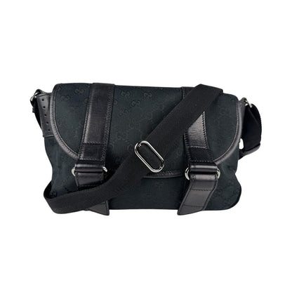 Gucci Black Canvas Gg Canvas
