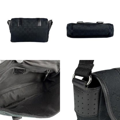Gucci Black Canvas Gg Canvas