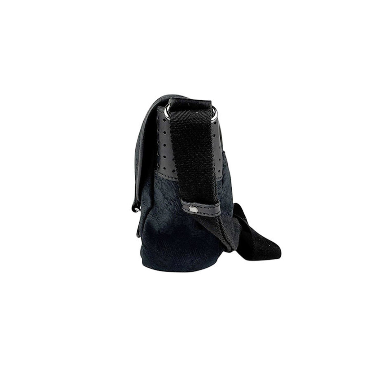 Gucci Black Canvas Gg Canvas