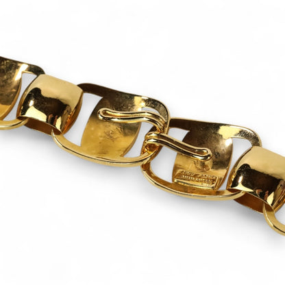 Salvatore Ferragamo Gold Gold Plated Vara