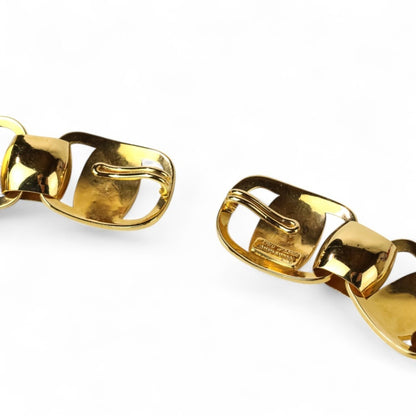 Salvatore Ferragamo Gold Gold Plated Vara