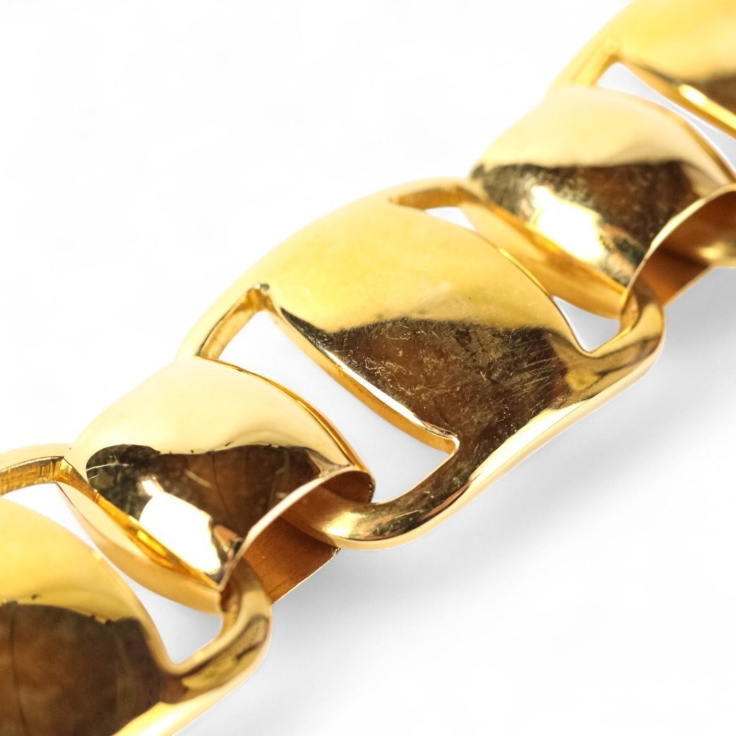 Salvatore Ferragamo Gold Gold Plated Vara