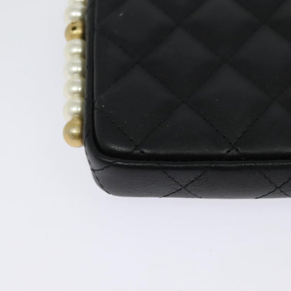 Chanel Black Leather Mini Flap Bag