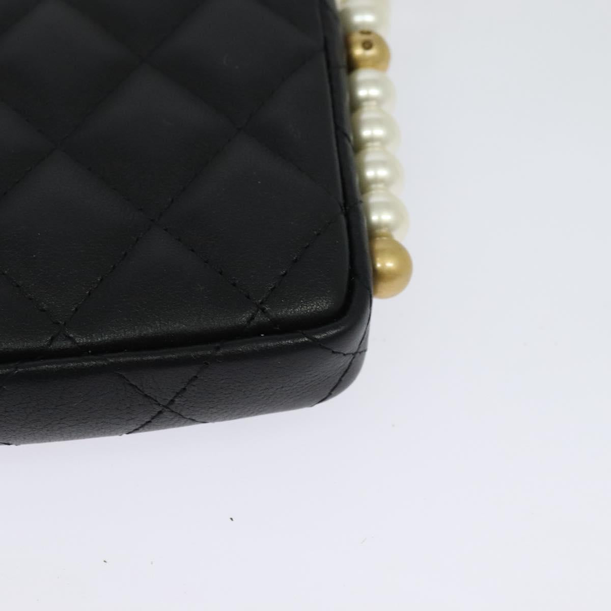 Chanel Black Leather Mini Flap Bag