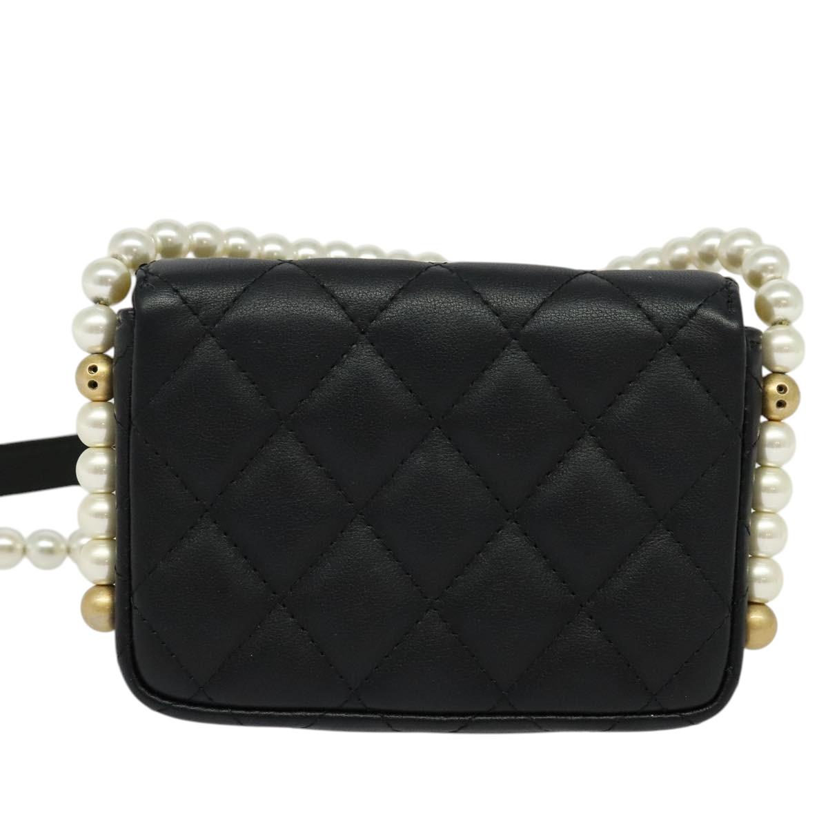 Chanel Black Leather Mini Flap Bag