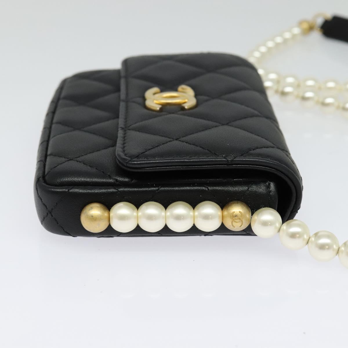 Chanel Black Leather Mini Flap Bag