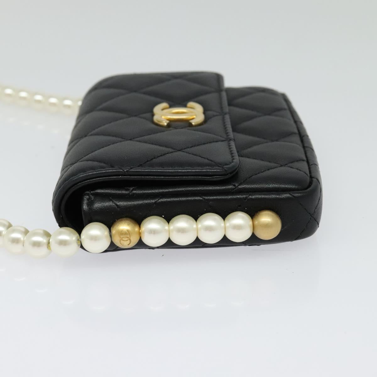 Chanel Black Leather Mini Flap Bag