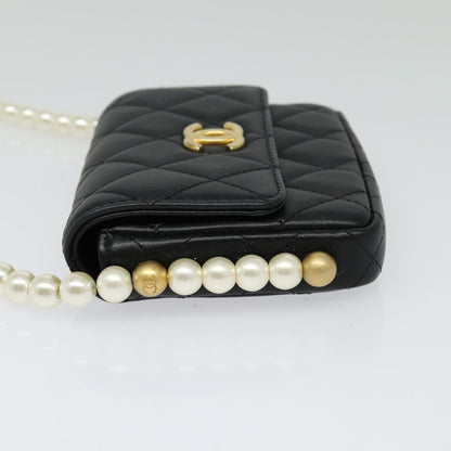 Chanel Black Leather Mini Flap Bag