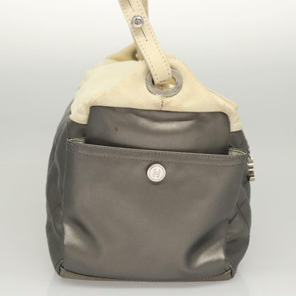 Chanel Silver Canvas Paris Biarritz