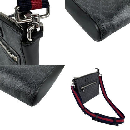 Gucci Black Canvas Messenger