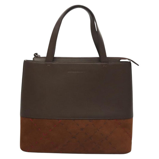 Burberry Brown Suede Handbag