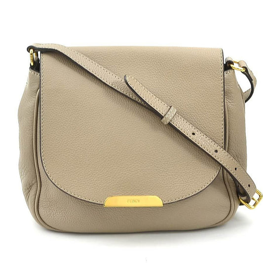 Fendi Brown Leather Shoulder