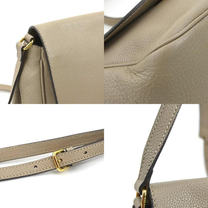 Fendi Brown Leather Shoulder