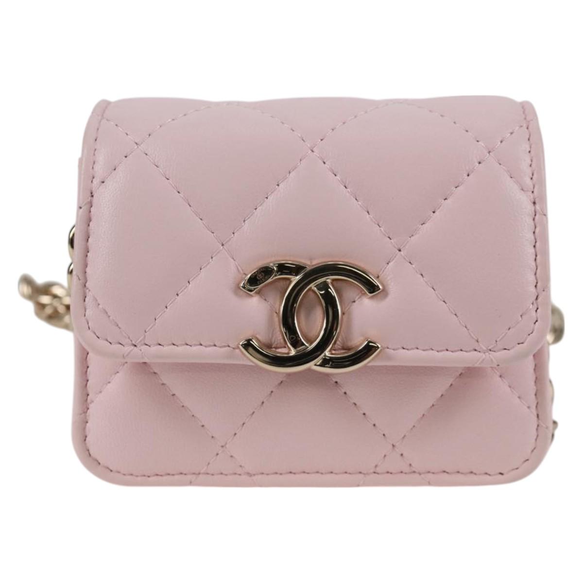 Chanel Pink Leather Trendy Cc