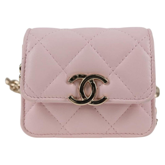 Chanel Pink Leather Trendy Cc