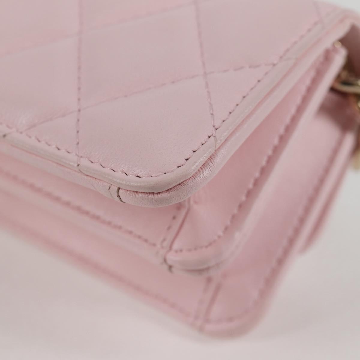 Chanel Pink Leather Trendy Cc