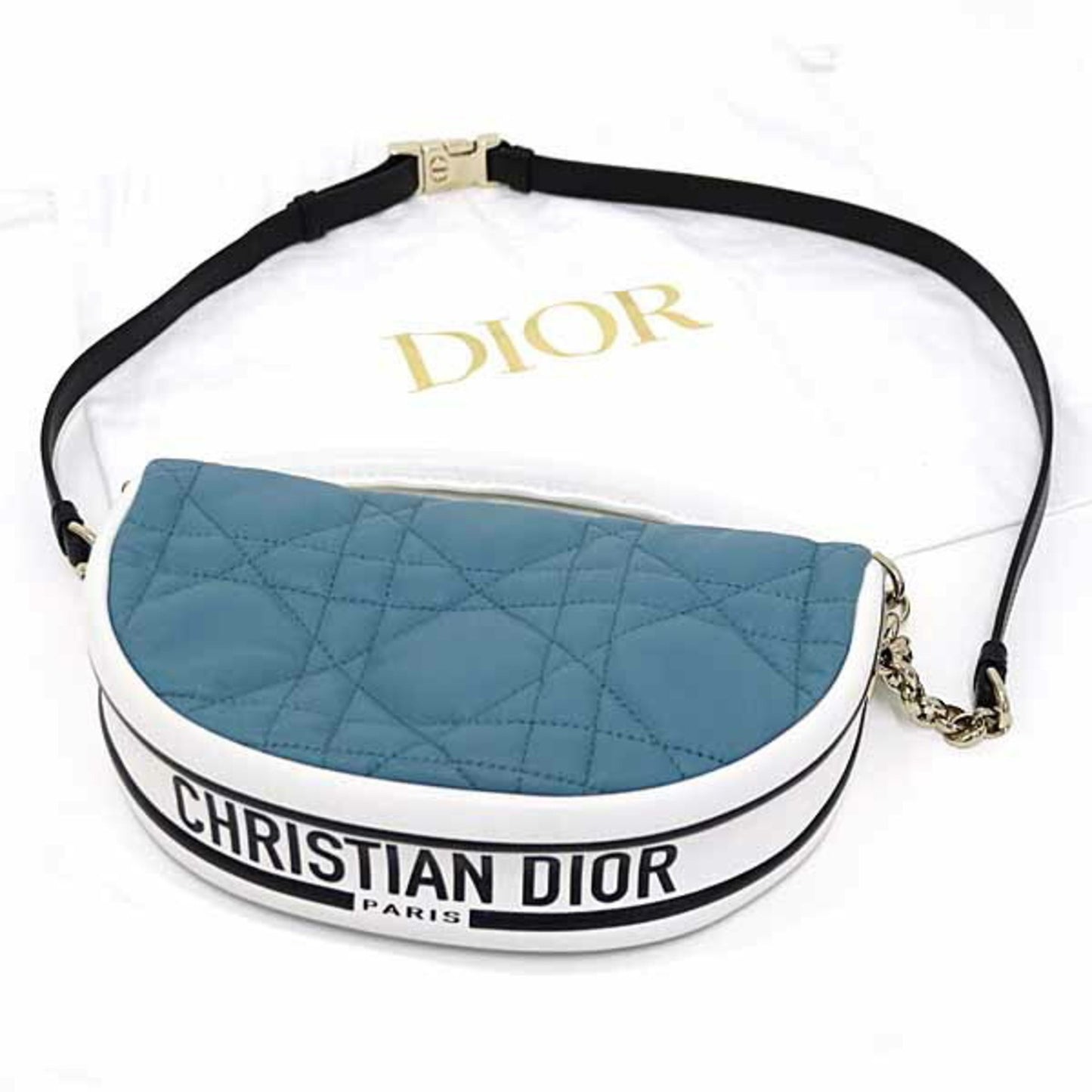 Dior Blue Leather --