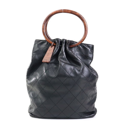 Chanel Black Leather Handbag