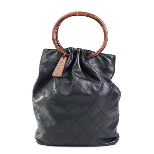 Chanel Black Leather Handbag