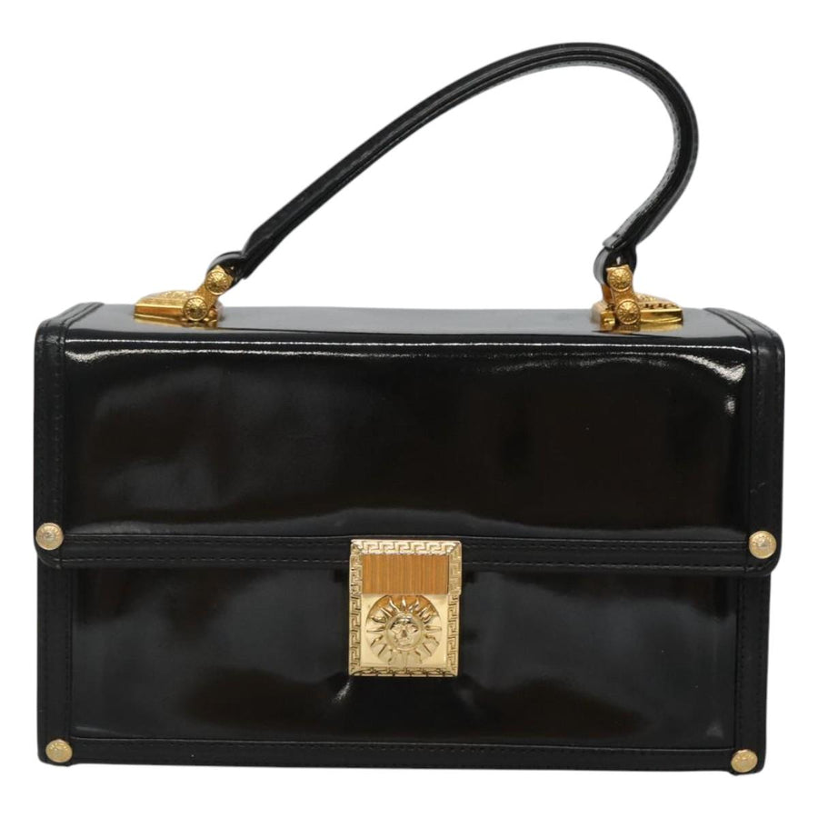 Versace Black Leather Handbag