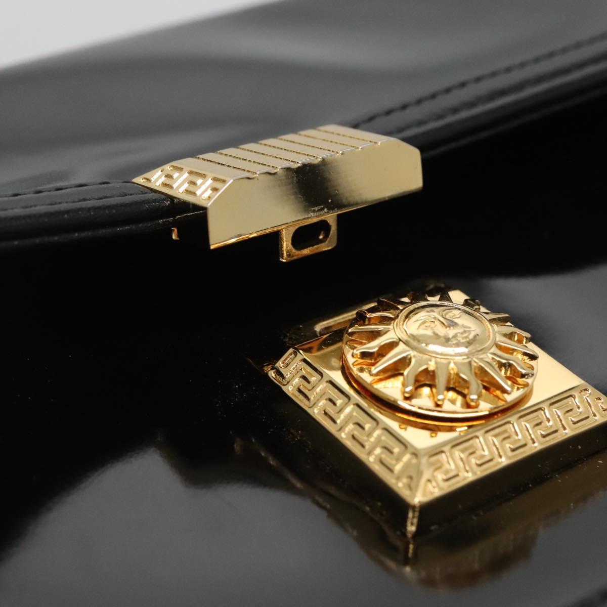 Versace Black Leather Handbag