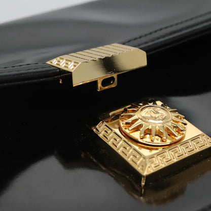 Versace Black Leather Handbag