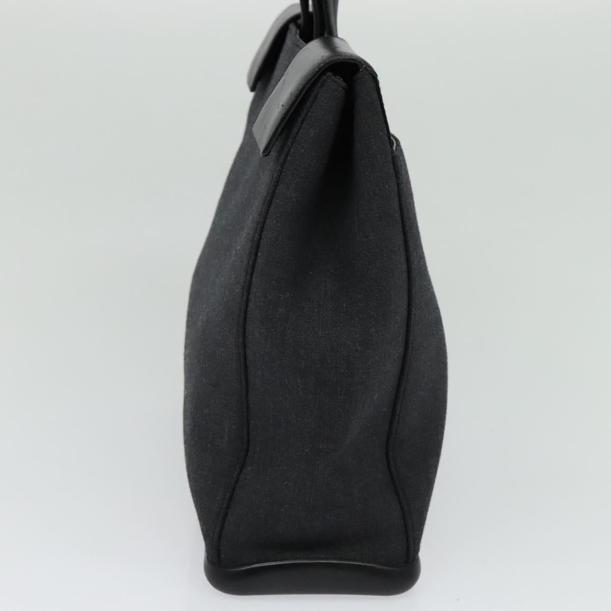 Prada Gray Canvas Cabas