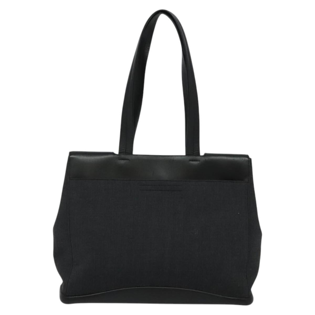 Prada Gray Canvas Cabas