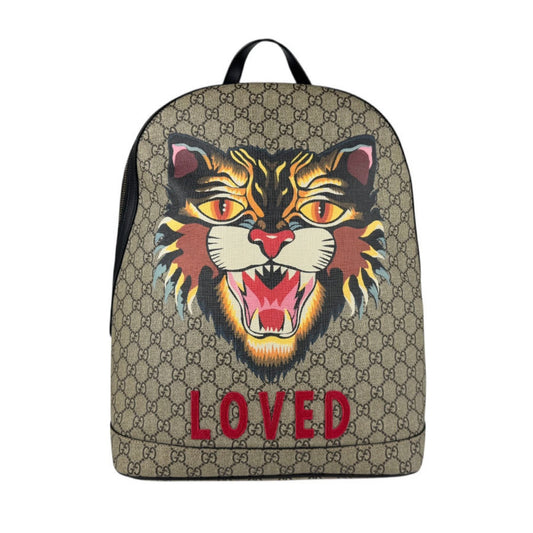 Gucci Brown Canvas Tiger