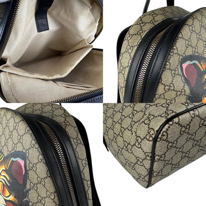 Gucci Brown Canvas Tiger