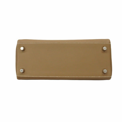 Hermès Gray Leather Kelly 25